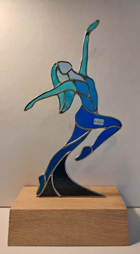 Danseres blauw