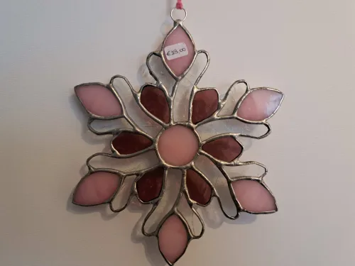 Sneeuwvlok roze